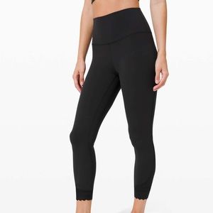 Lululemon size 6,Align HR 25” Scallop Hem